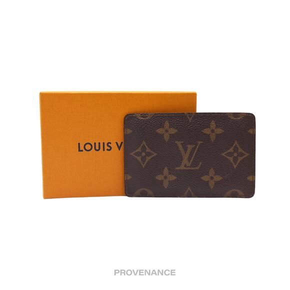 🔴 Louis Vuitton Card Holder Wallet - Monogram Small "f" - Picture 1 of 6